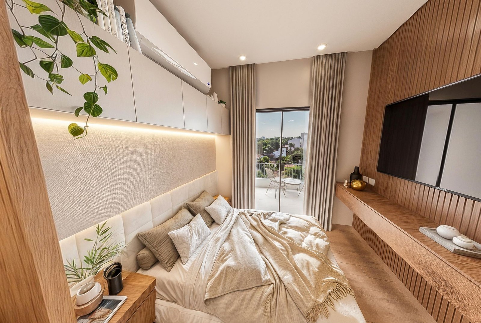 Interiores funcionales de Park Loft Los Árboles