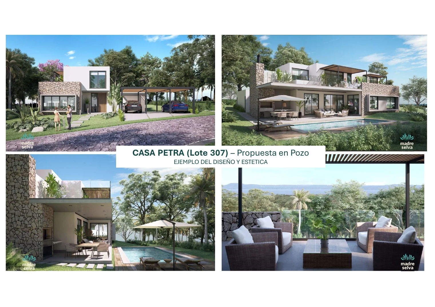Casa Petra en Madre Selva, barrio cerrado en San Bernardino, Paraguay