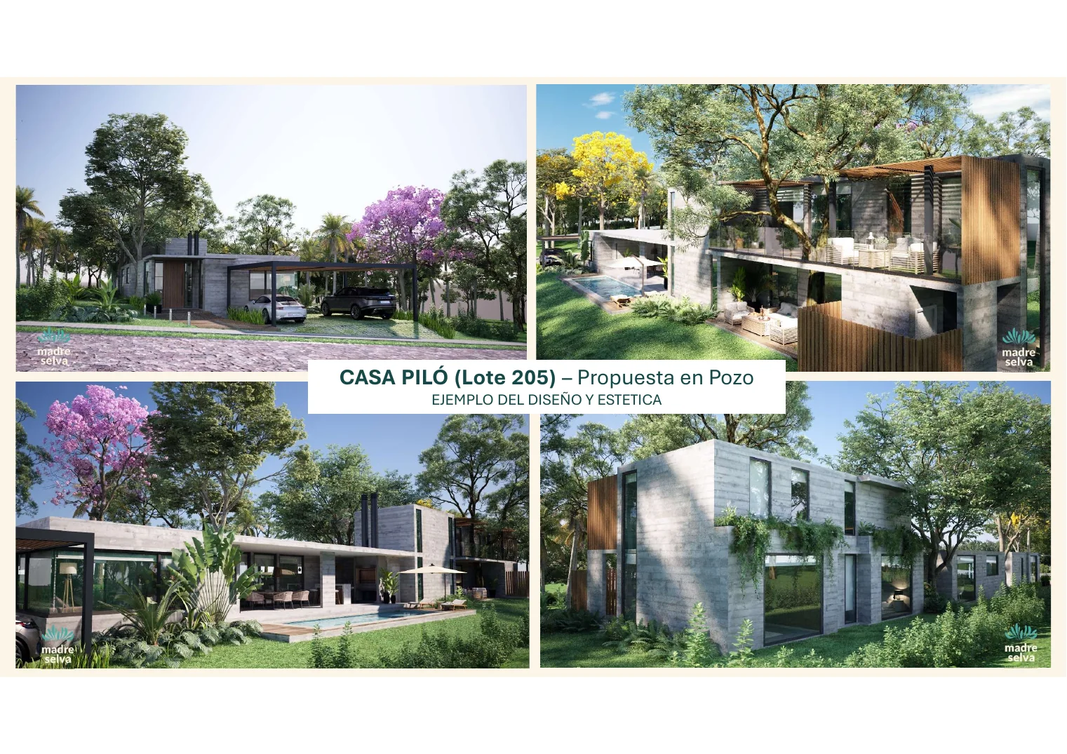 Casa Piló en Madre Selva, barrio cerrado en San Bernardino, Paraguay